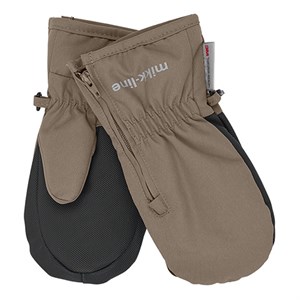 Mikk-Line -  Polyester Mittens w. Zip, Falcon